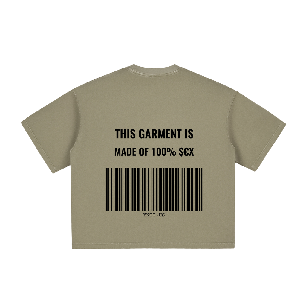 “$€X CURRENCY” Box T-Shirt