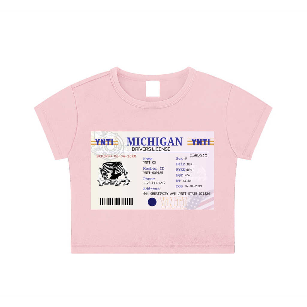 “Issued By Pink” Crop Top