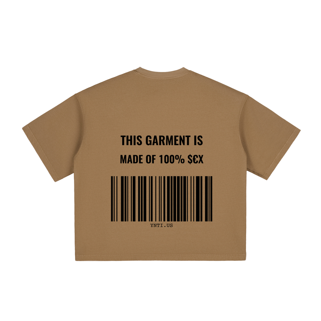 “$€X CURRENCY” Box T-Shirt